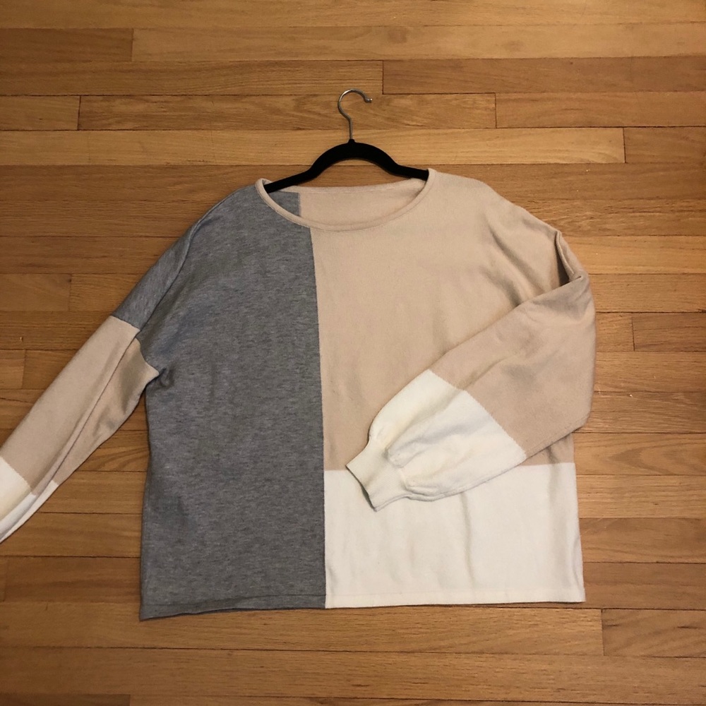 Color block oversized sweater - Picture 7 of 8